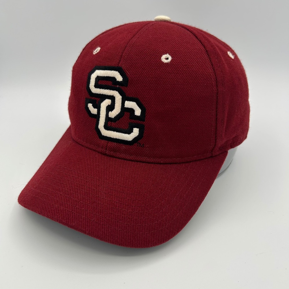 South Carolina Gamecocks Zephyrgrafx Hat The Fitted Unisex 7 1/4 Red Wool Blend